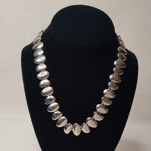 Elegant Silvertone Necklace